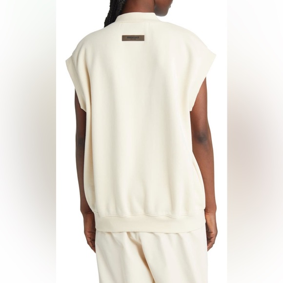 Fear of God Essentials cotton blend sweatshirt vest - Picture 2 of 7